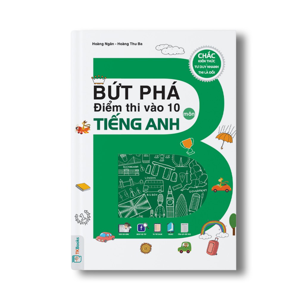 Sách - Combo Bứt Phá Điểm Thi Vào 10 Môn Tiếng Anh + Bứt Phá Điểm Thi Vào 10 Môn Toán