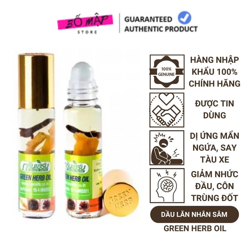 Dầu Lăn Nhân Sâm Green Herb Oil Thái Lan