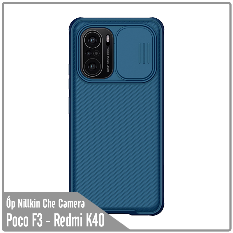 Ốp lưng cho Xiaomi Poco F3 - Redmi K40 Nillkin CamShield che camera - Hàng nhập khẩu