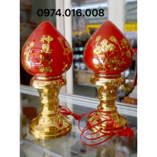 Đèn thờ quả đào(Giá :1 cái)