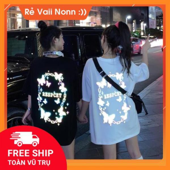 [THUN THÁI-GIẢM 50%] Áo phông xích respect phản quang 7 màu ( chất đẹp)