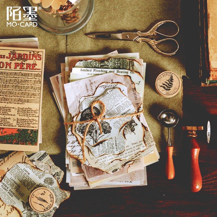 Set 50 tờ giấy nền phong cách retro vintage