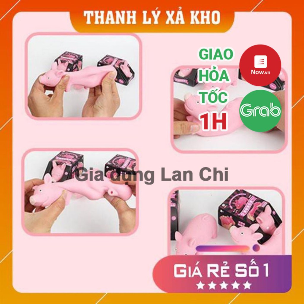 Heo đồ chơi bóp dẻo, Đồ Chơi Squishy hình con heo đáng yêu giúp giảm căng thẳng, lợn xả stress