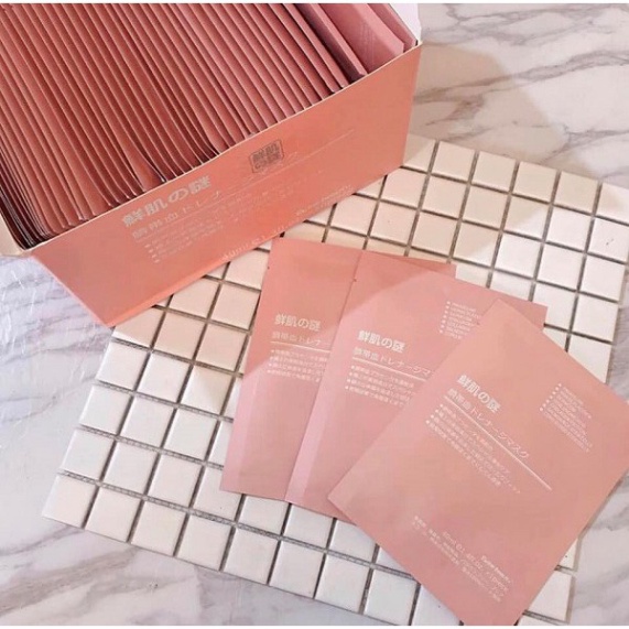 Mặt Nạ Nhau Thai Cừu Japan - Mặt nạ giấy dưỡng trắng da, rao bán độ ẩm, khởi tạo collagen