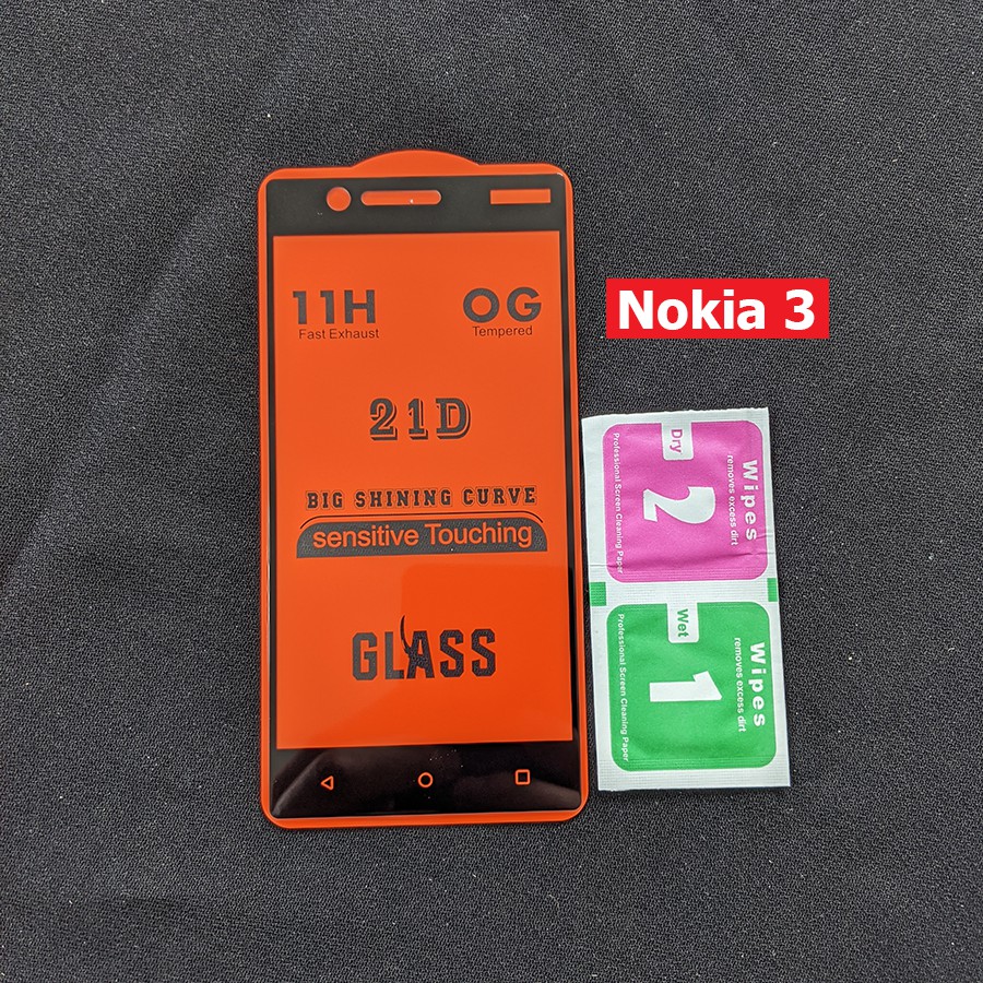 Kính cường lực full màn hình Nokia 3