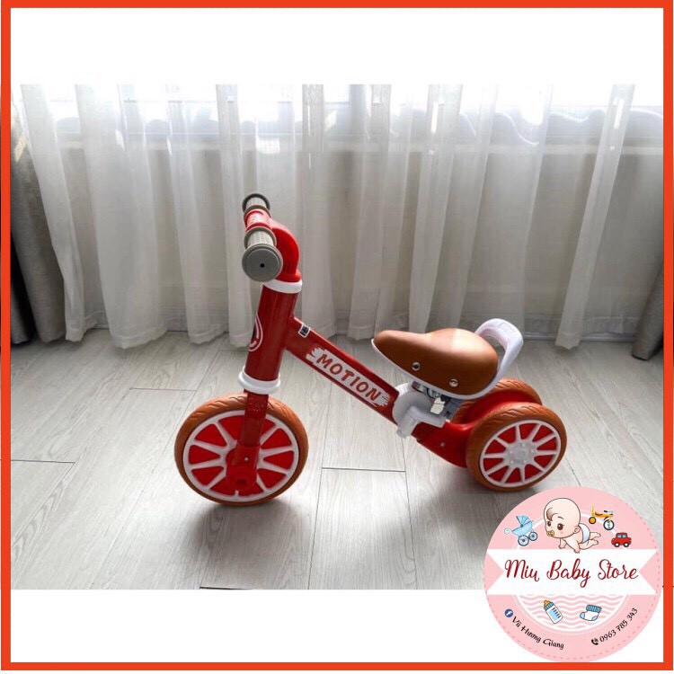 Xe chòi chân cho bé 18m - 3 tuổi tập đi xe đạp trẻ em 3 bánh thăng bằng motion