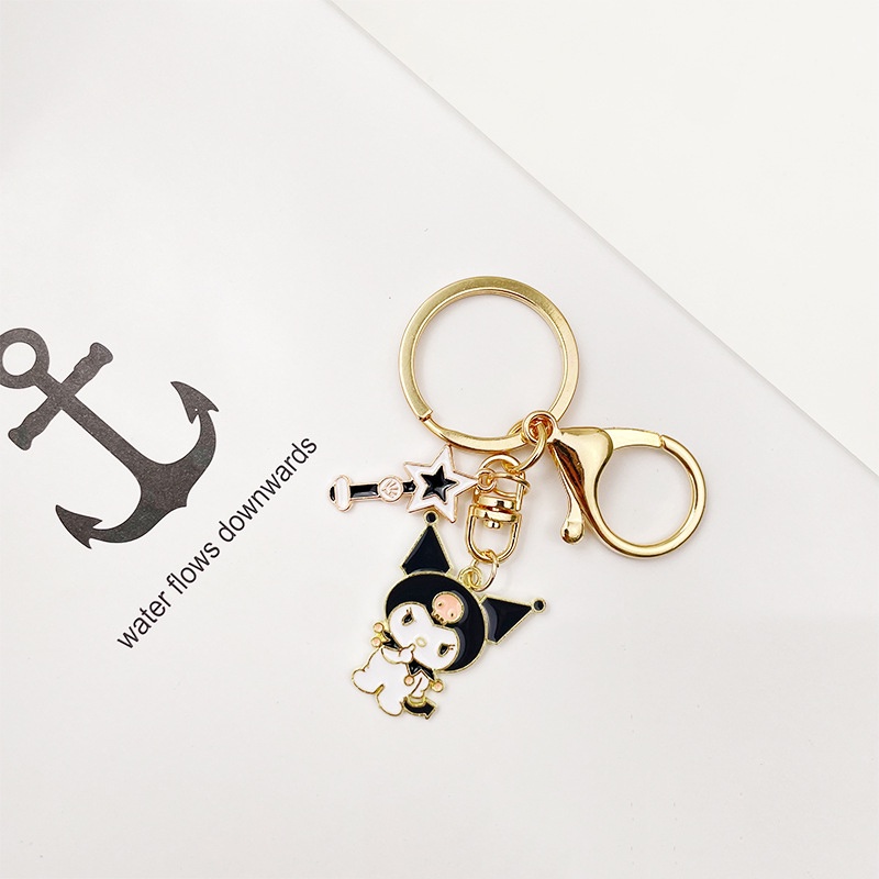 Móc Khóa Gắn Ba Lô Thiết Kế Kiểu Hoạt Hình Dễ Thương