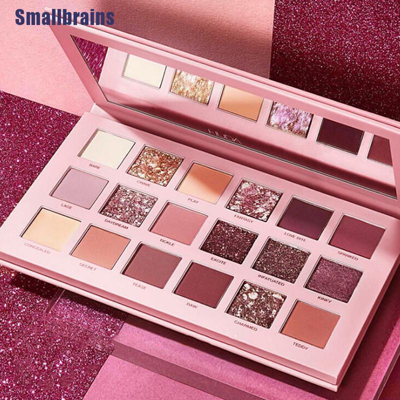 (Hàng Mới Về) Bảng Phấn Mắt 18 Màu Sắc Hiệu Ứng Lì / Ánh Nhũ Sgmy Beauty Creations Tease Me