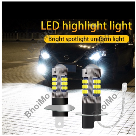 Đèn Chống Sương Mù ô tô Xe Hơi Siêu sáng Pha bóng gầm x2016 DC12v LED H7 H8 H11 Dành Cho 42SMD
