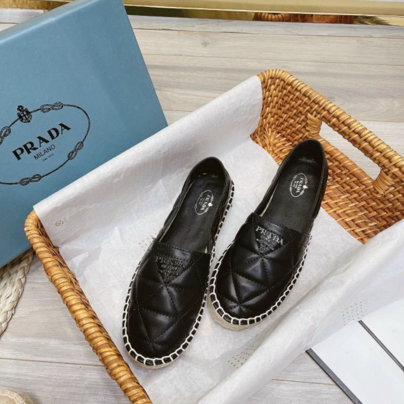 Giầy Slipon Prada đế cói mẫu mới 2022 cao cấp fullbox L1
