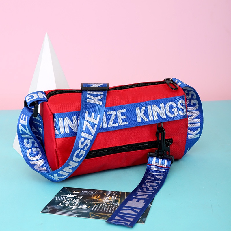 [Hàng Sẵn] Túi Messenger Dung tích lớn Vải Oxford Từ ngữ Tiếng Anh Dây đeo Vai cho Nữ Nam giới 【Wyoming060】