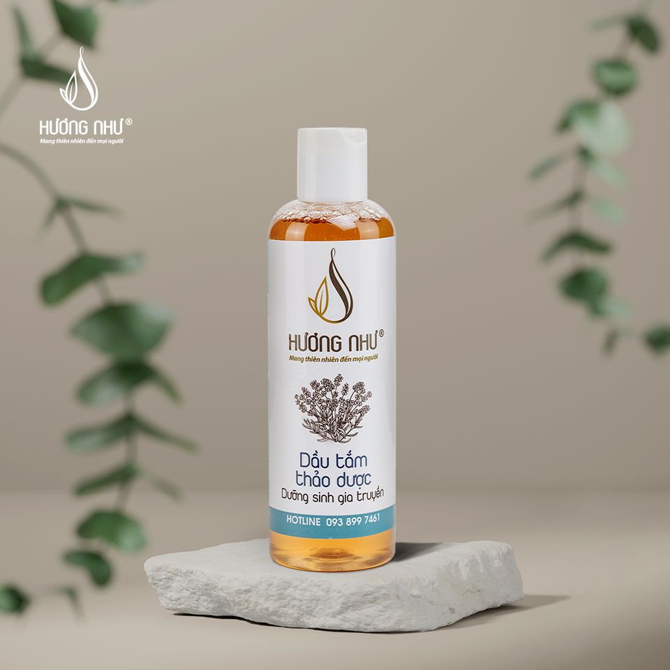 [GIẢM MỤN LƯNG, GIẢM VIÊM LỖ CHÂN LÔNG, DỊU NHẸ CHO DA, MỊN VÀ SÁNG DA] Dầu tắm thảo dược Hương Như - 250ml | BigBuy360 - bigbuy360.vn