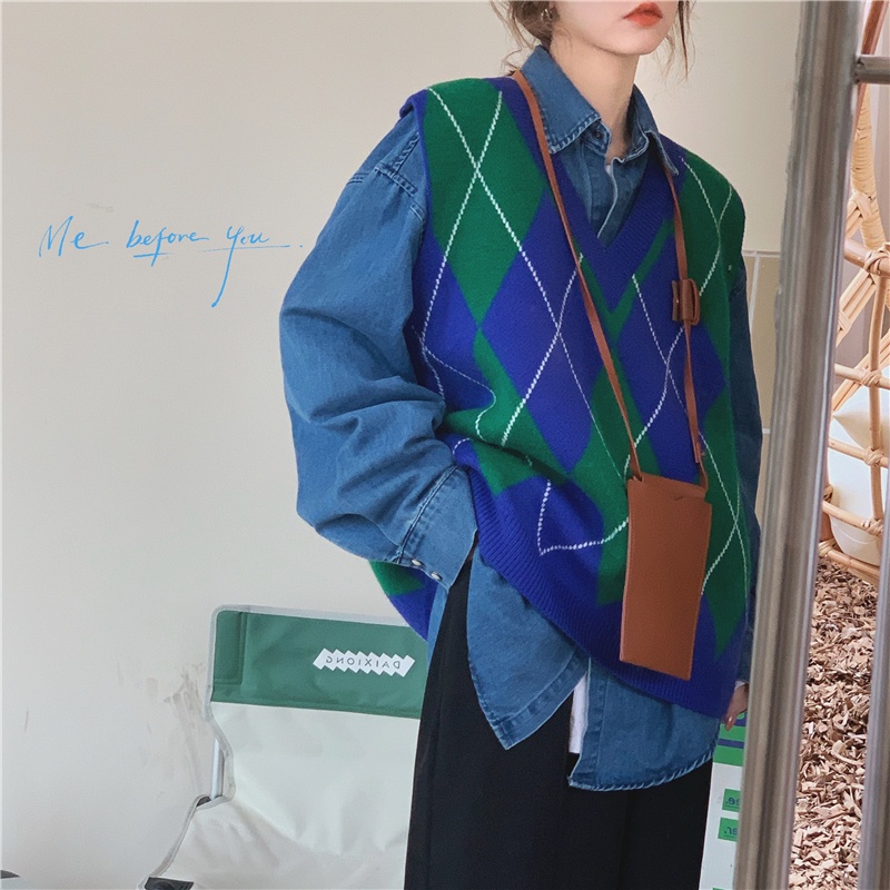 Áo khoác ghi lê Pure Cube dệt kim thời trang nữ tính