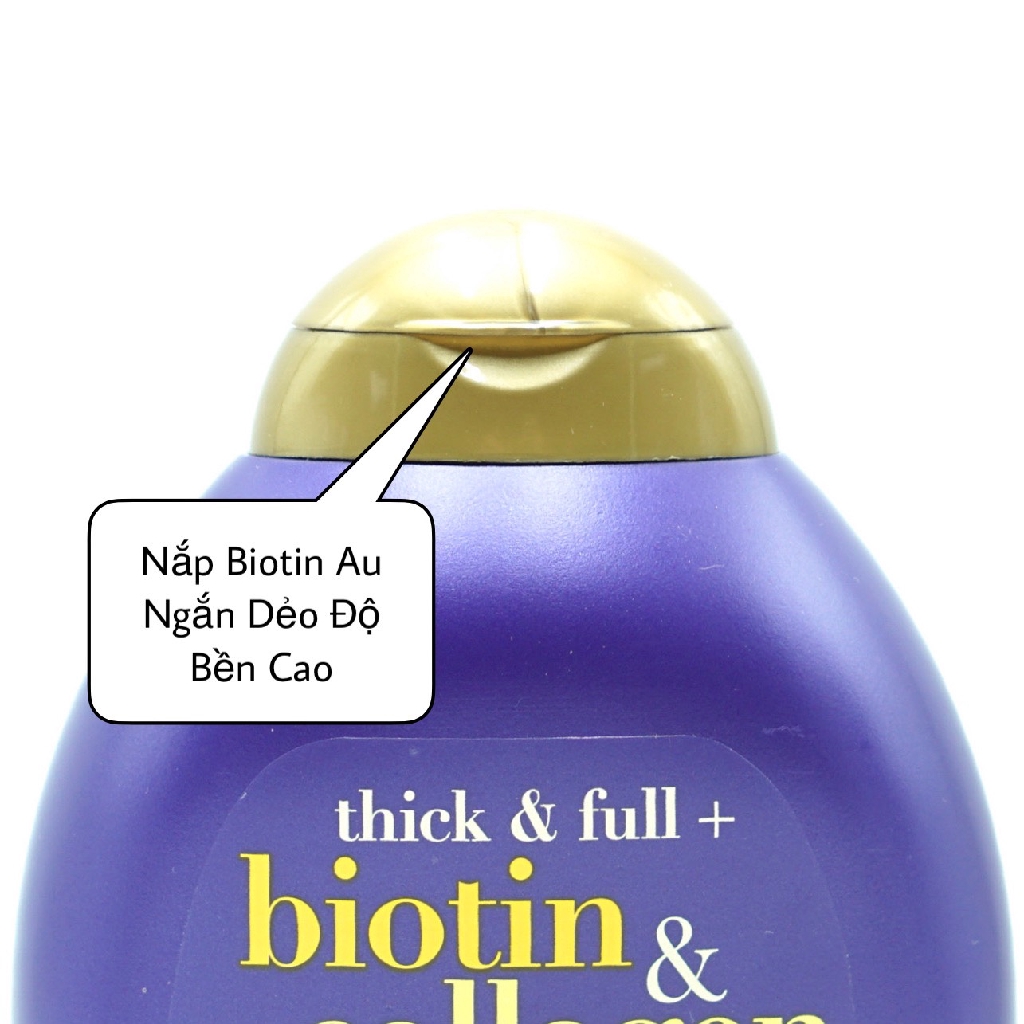 ✅[ BIOTIN ] DẦU GỘI BIOTIN COLLAGEN OGX 385ML CHỐNG RỤNG - KÍCH MỌC TÓC CHÍNH HÃNG