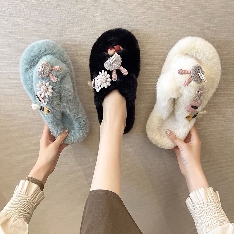 Dép lông mang trong nhà cho nữ . hàng cao cấp