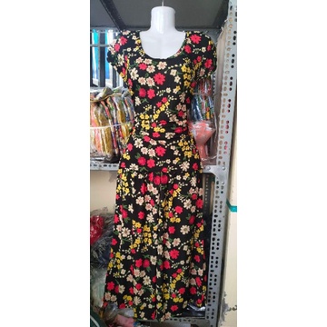 Bộ tay ngắn quần lửng ống rộng thun gân tầm ý(có bigsize)