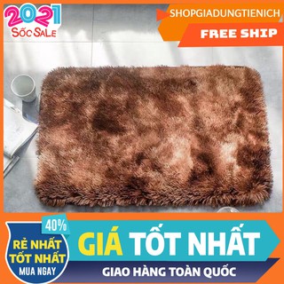 Thảm chùi chân lông loang,mặt sau chống trượt màu 03