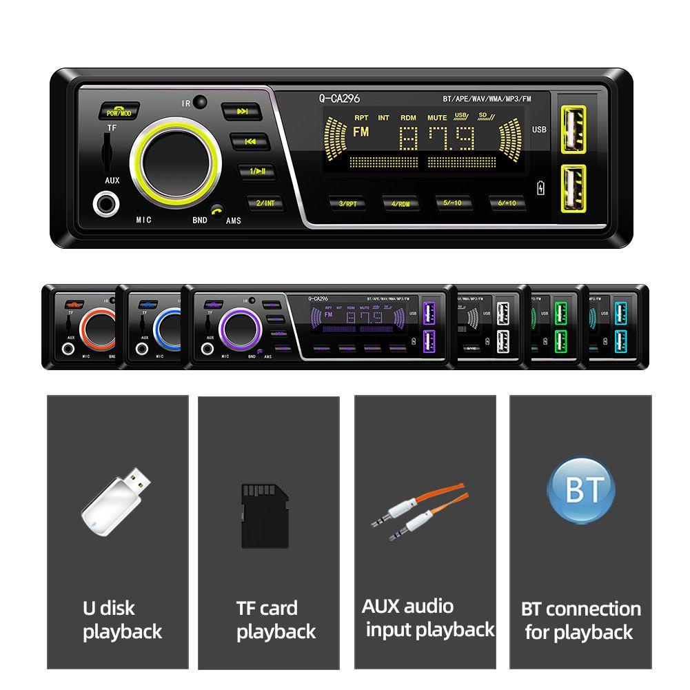 MYRONGVN Máy Nghe Nhạc MP3 12V Rảnh Tay Tích Hợp Bảng Điều Khiển Dành Cho Ô Tô