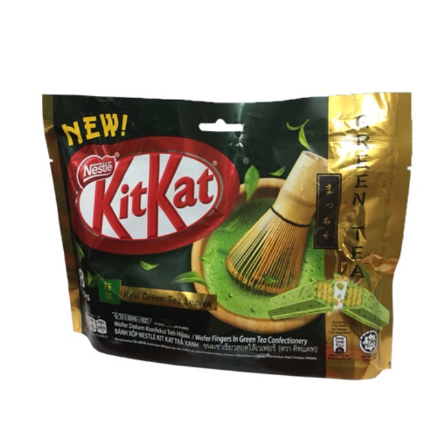 Bánh Kitkat Trà Xanh 2F * 17gr * 8 Thanh