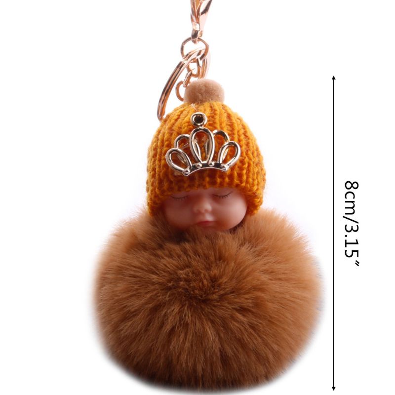 Móc Khóa Hình Em Bé Đang Ngủ Dễ Thương