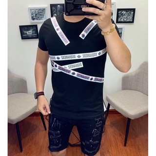 Áo thun chất cotton dày mịn co giãn 4 chiều