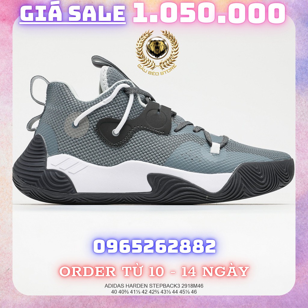 Order 1-2 Tuần + Freeship Giày Outlet Store Sneaker _Adidas Harden Stepback 3 MSP: 2918M463 gaubeaostore.shop