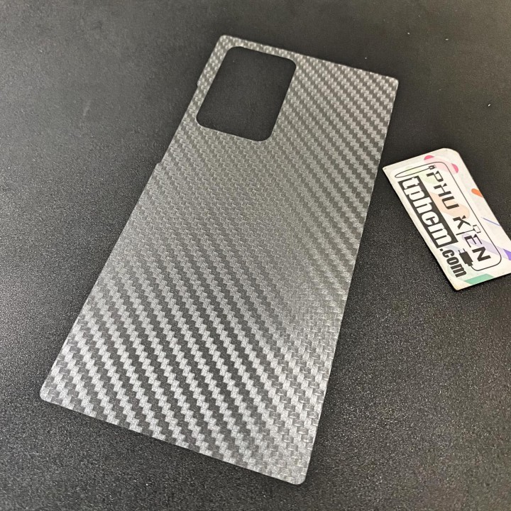 Dán mặt lưng Carbon Samsung Note 20 Ultra