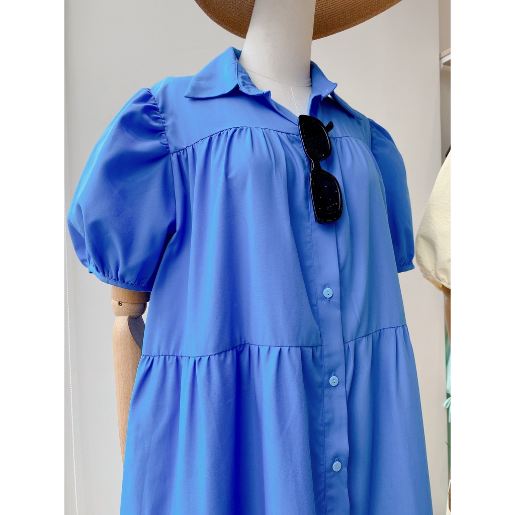Đầm babydoll dài nhiều tầng bồng bềnh MIEU - JS12