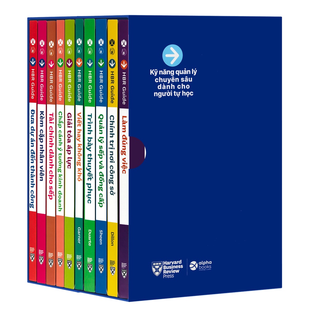 Sách - HBR Guide - Kỹ năng quản lý chuyên sâu dành cho người tự học (Bộ 10 quyển)