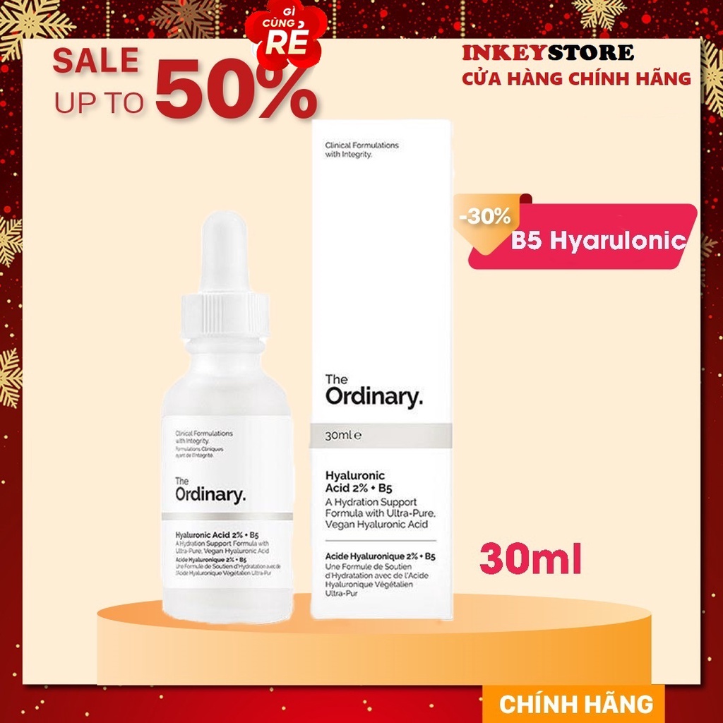 [Loại 30ml/60ml] Tinh chất Serum The Ordinary Hyaluronic Acid 2% + B5 cấp ẩm hồi phục da | WebRaoVat - webraovat.net.vn