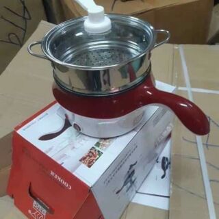 Nồi lẩu xào nấu chiên kèm hấp 2 tầng