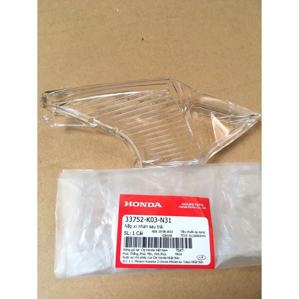 Nắp xi nhan sau Wave RSX110 Trái/Phải _ Hàng chính hãng HONDA  33752K03N31; 33702K03N31
