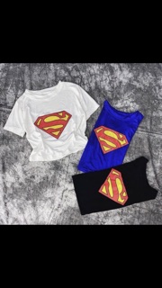 Áo croptop in siêu nhân