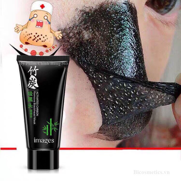 Bioaqua  blackhead removal Bamboo Charcoal black mask 60g