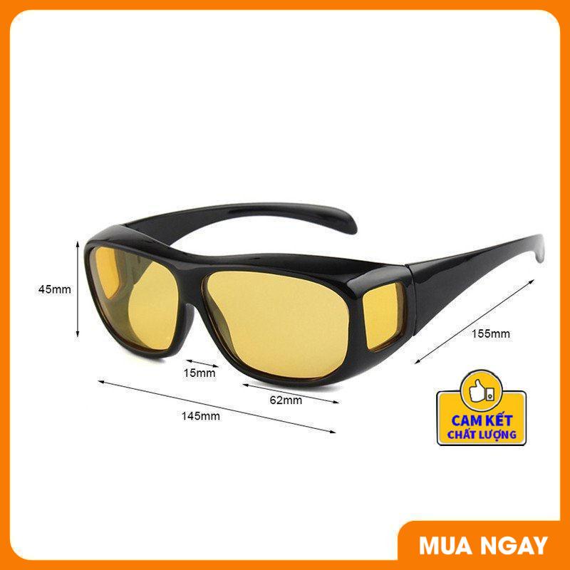 Kính đi đêm - kính nhìn xuyên đêm - kính thời trang - kính chống bụi từ ánh đèn xe đang đi lại trên đường ST