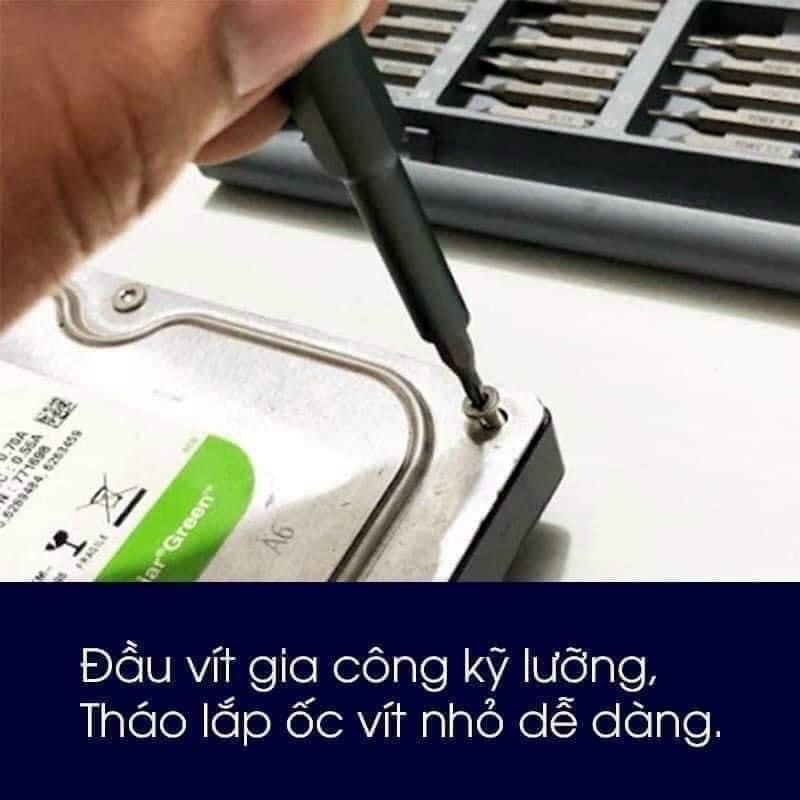 Tua Vít Đa Năng Thông Minh 24 Đầu Nam Châm Cao Cấp Sửa Điện Thoại, Laptop, Thiết Bị Điện Tử