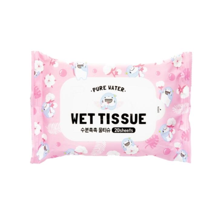 Khăn Ướt Cầm Tay ARTBOX Hàn Quốc Màu Hồng Tiện Lợi
