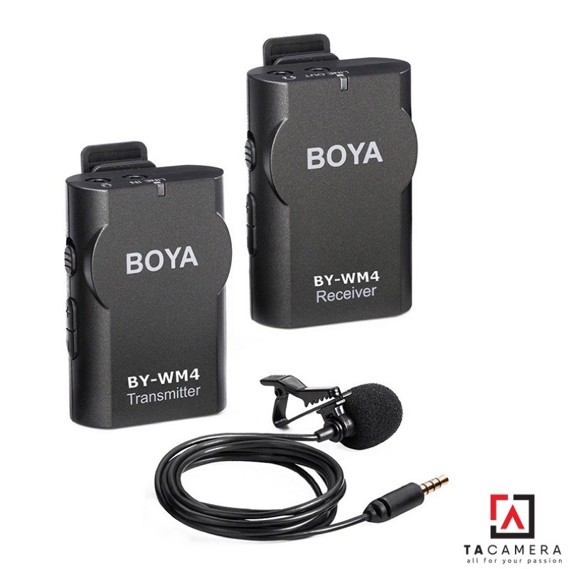 Micro Không Dây Boya BYWM4 ProK1 ( TX+RX ) Chính Hãng