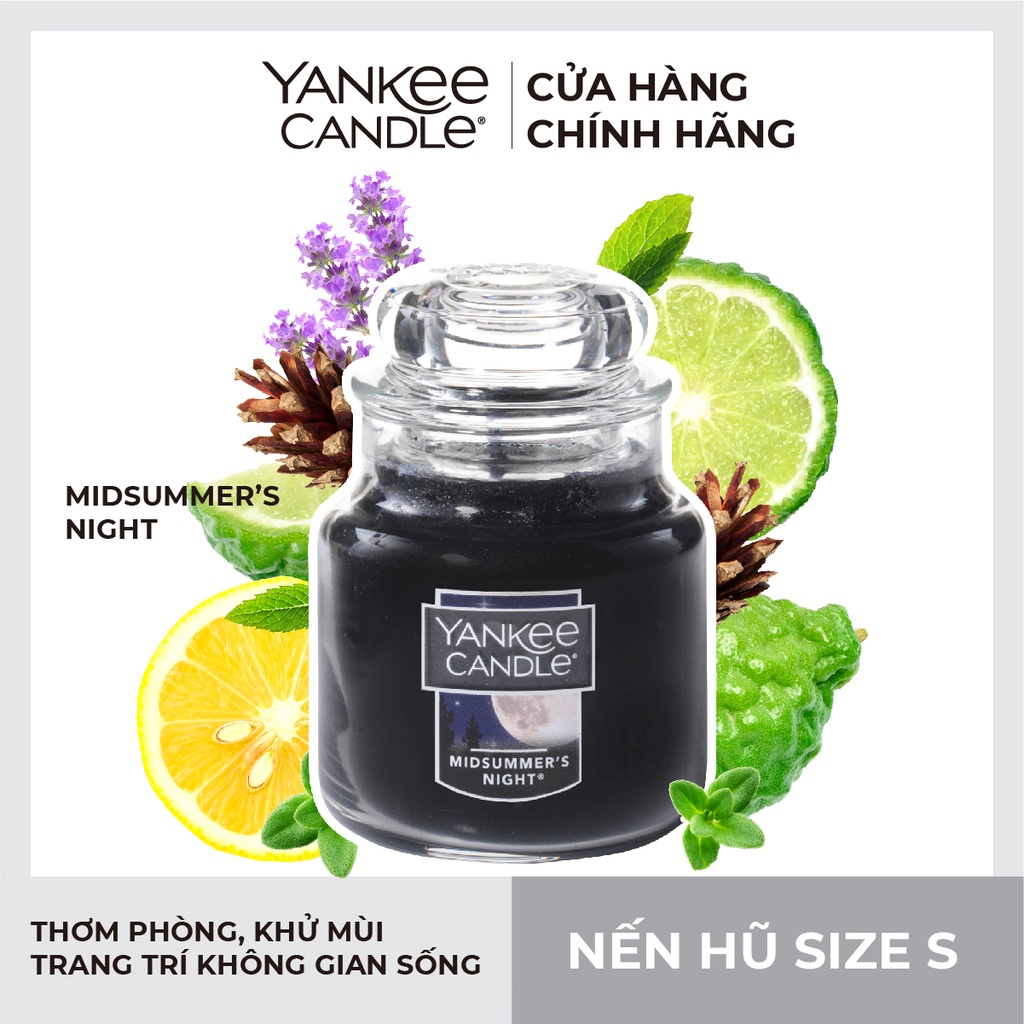 Nến hũ Yankee Candle size S - Midsummer's Night (104g)