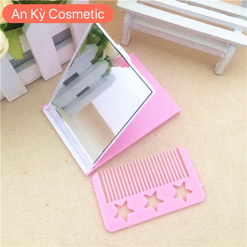 Bộ Gương Lược Cầm Tay Dễ Thương