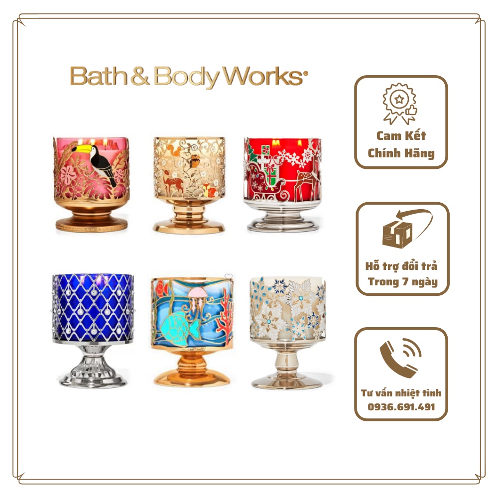 Candle Holder - Chân đế nến thơm Bath and Body Works