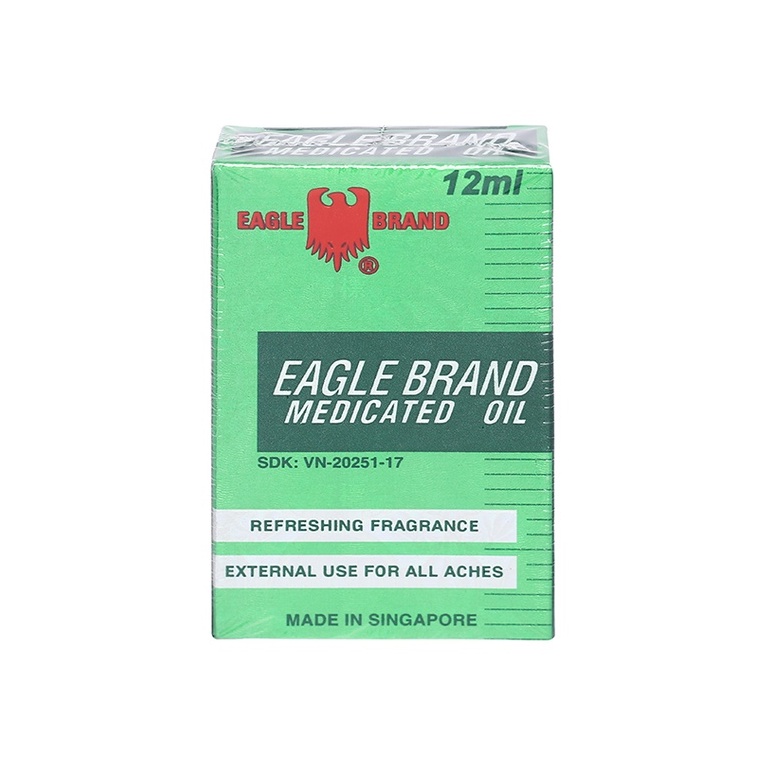 Dầu Gió Xanh Con Ó - Eagle Brand Medicated Oil