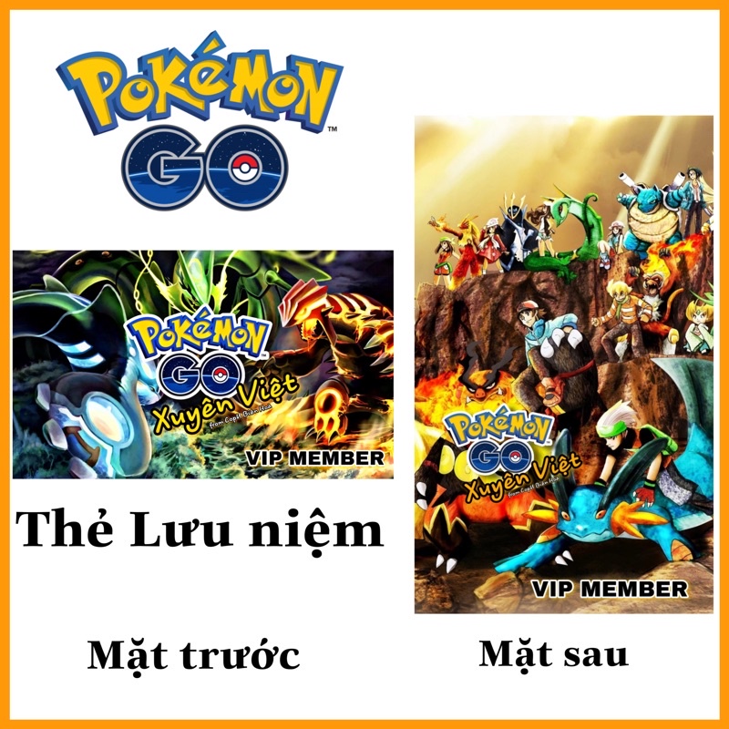 Card bo góc Pokémon Go Xuyên Việt - Lưu niệm Season 2