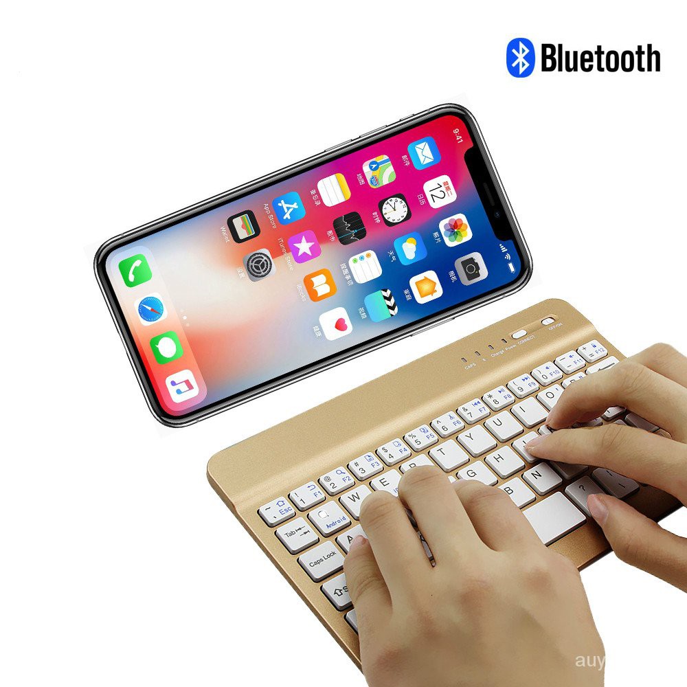 【Tất Cả Đều Tại Chỗ】Bàn phím bluetooth không dây mini 8 inch dạng phẳng chuyên dụng cho tablet/điện thoại