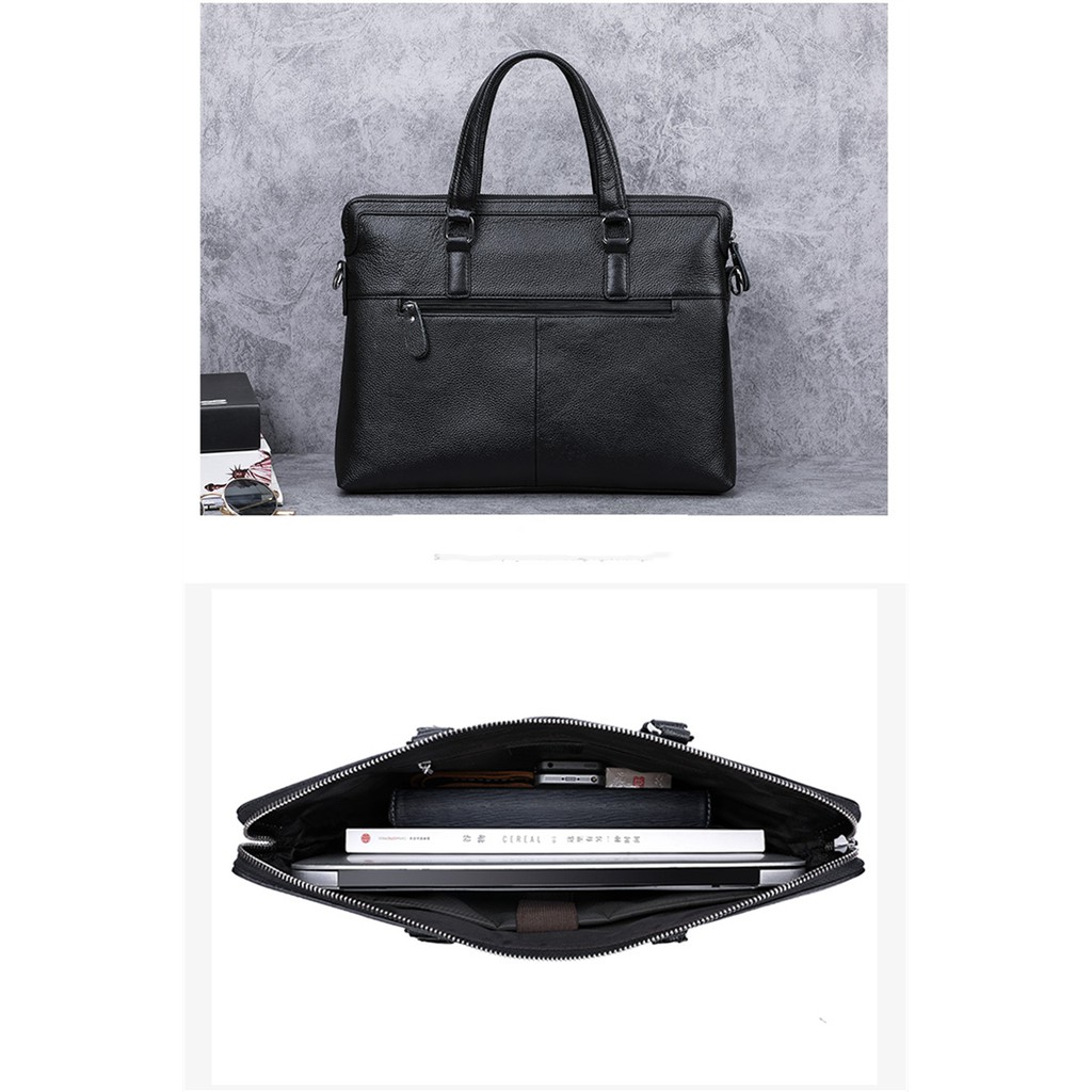 Túi da nam dáng Briefcase K991CB Da Thật Bảo Hành 2 Năm | BigBuy360 - bigbuy360.vn