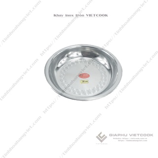 KHAY INOX TRÒN VIETCOOK