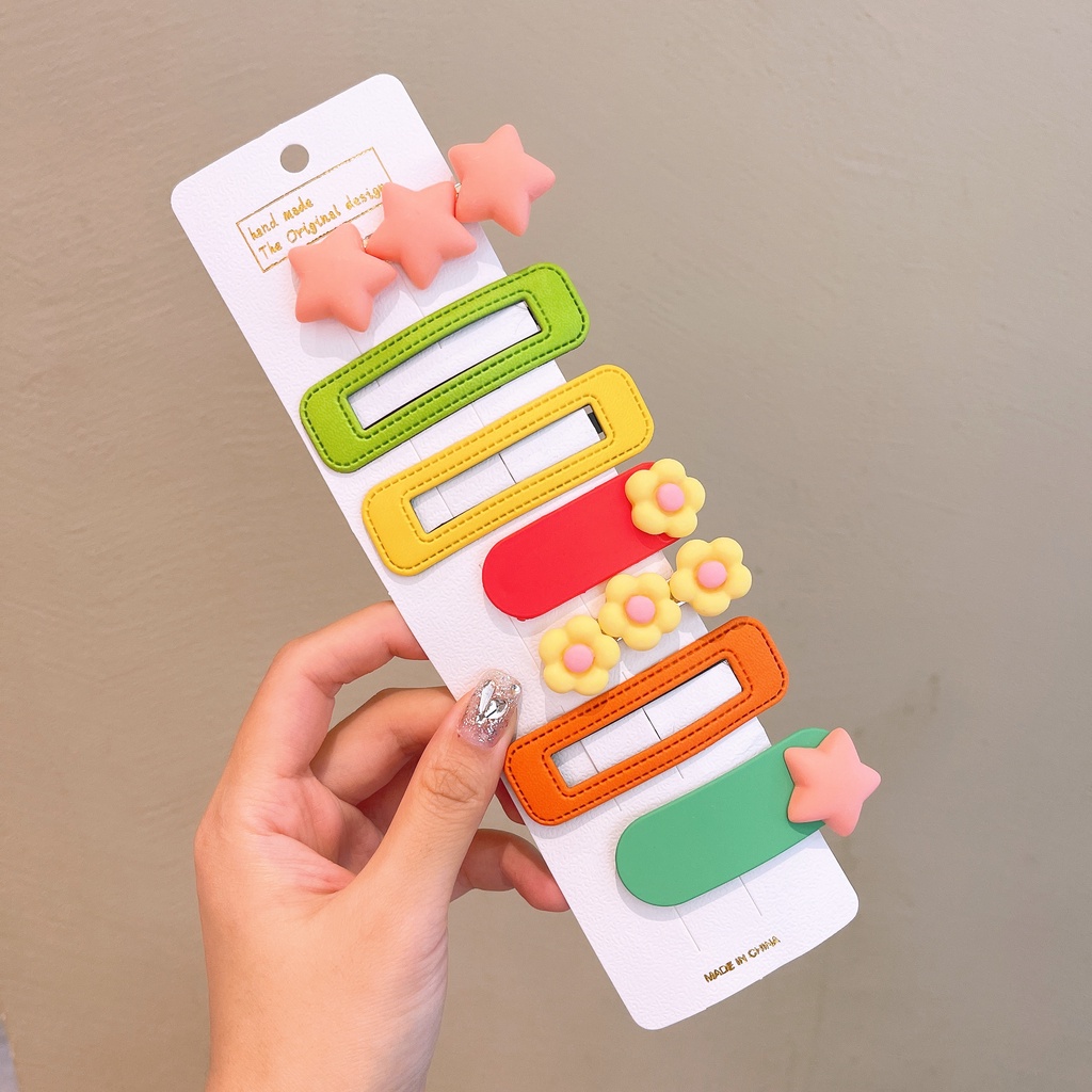 Kẹp Tóc Màu Cầu Vồng Dễ Thương Cho Bé Gái 2022