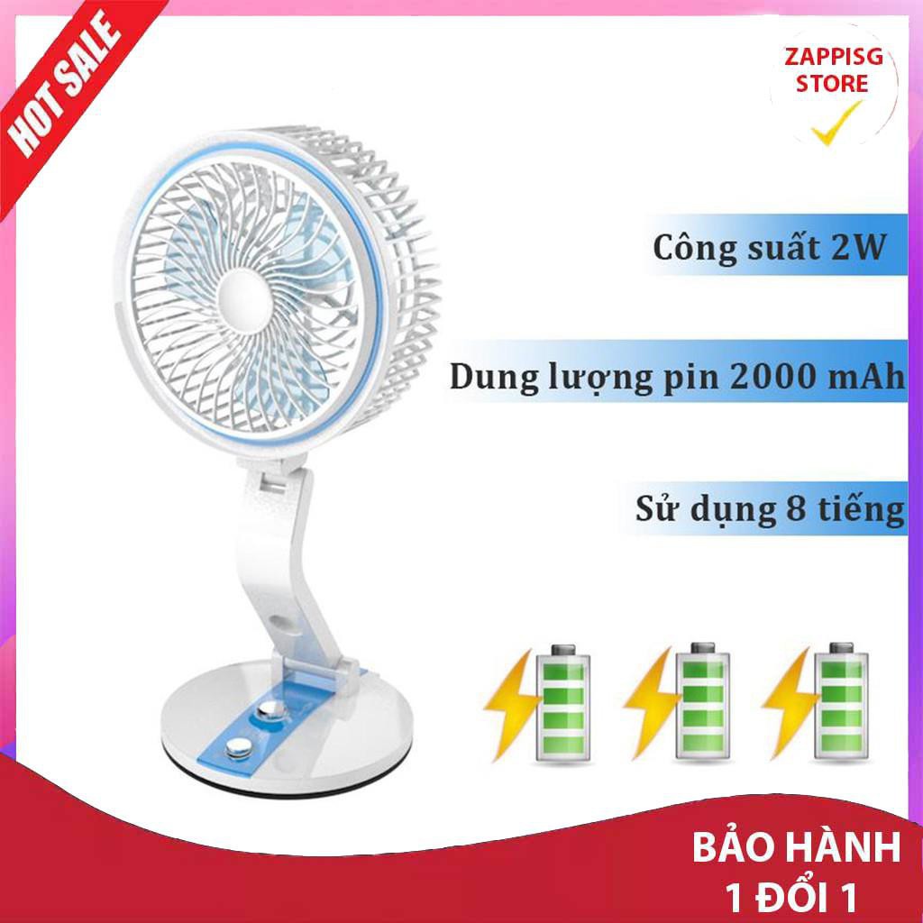 ✔️ Quạt tích gấp điện có đèn -Bảo hành uy tín - LỖI 1 ĐỔI 1  - Bảo hành 1 đổi 1 [MUA BAO NHIÊU TẶNG BẤY NHIÊU]