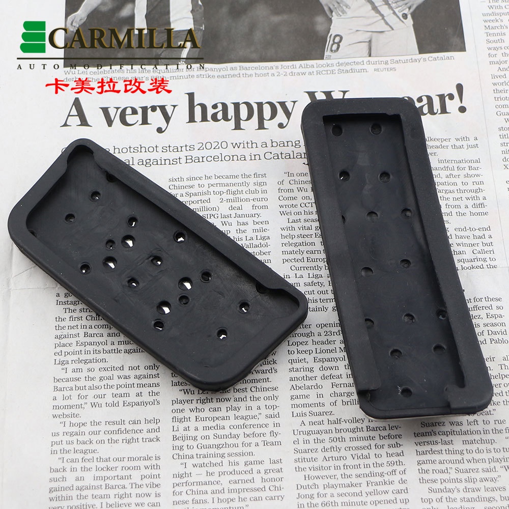 Vỏ bọc bàn đạp chân ga/ phanh bằng thép không gỉ AT/MT cho xe hơi Ford Everest Ranger 2016-2021 2022+ Acc