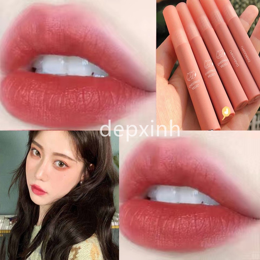 Son kem lì daimanpu lâu trôi mềm mịn như nhung chống thấm nước chống khô môi